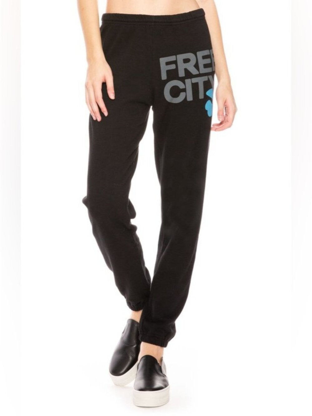 FreeCity logo track pants size S